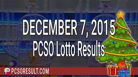 SWERTRES RESULT December 6 2015 .